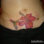 снимка Татуировка на белег от цезарово сечение от 23.09.2017 г. No 065 - Цезарово сечение -