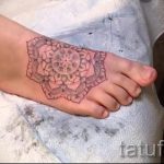 татуировка мандала на крака 5