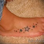Звездна татуировка на крака 1