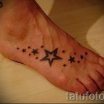 Звездна татуировка на крака 4