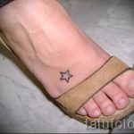 Звездна татуировка на крака 5