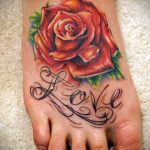 татуировка надпис пеша - Снимка пример за завършена татуировка на 23.05.2016 г. 1