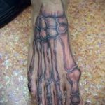 татуировка на костта на стъпалото - Пример за снимка на готовата татуировка на 23.05.2016 г. 1