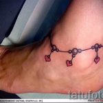 татуировка на гривна за крака 2