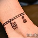 татуировка на гривна за крака 3