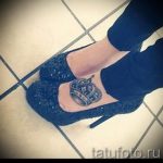 татуировка на короната на крака 3