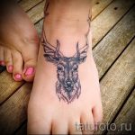 татуировка на елен крак 1