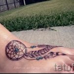 татуировка на крака Ловец на мечти 1