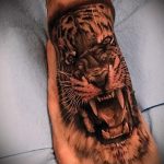 татуировка на краката мъже - Пример за снимка на готовата татуировка на 23.05.2016 г. 1