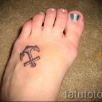 малки татуировки на стъпалото - снимков пример за завършена татуировка от 23.05.2016 г. 4