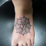 татуировка мандала на крака - снимка пример за завършена татуировка от 23.05.2016 г. 4