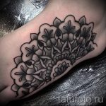 татуировка мандала на крака - снимка пример за завършена татуировка от 23.05.2016 г. 6