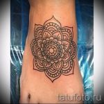 татуировка мандала на крака - снимка пример за завършена татуировка от 23.05.2016 г. 8