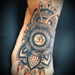 татуировка мандала на крака - снимка пример за завършена татуировка от 23.05.2016 г. 10