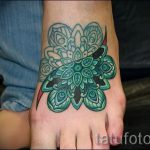 татуировка мандала на крака - снимка пример за завършена татуировка от 23.05.2016 г. 11