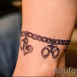 гривна за татуировка на крака - снимков пример за завършена татуировка от 23.05.2016 г. 2