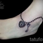 гривна за татуировка на крака - снимков пример за завършена татуировка от 23.05.2016 г. 4