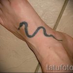 татуировка на крака на змия - снимков пример за завършена татуировка от 23.05.2016 г. 5