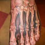 татуировка на стъпалото на костта - снимка пример за завършена татуировка от 23.05.2016 г. 3