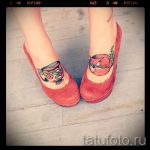 татуировка на крака на котка - снимка пример за завършена татуировка от 23.05.2016 г. 4