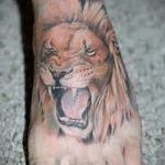 татуировка с лъвски крак - снимка пример за завършена татуировка от 23.05.2016 г. 3