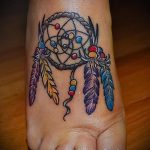 татуировка на краката на Dreamcatcher - снимка пример за завършена татуировка от 23.05.2016 г. 1