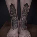татуировка на мъжки крак - снимка пример за завършена татуировка от 23.05.2016 г. 6