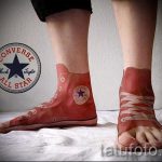 мъжка татуировка на крака - снимка пример за завършена татуировка от 23.05.2016 19