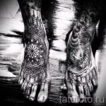 татуировка на мъжки крак - снимка пример за завършена татуировка от 23.05.2016 20