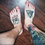 татуировка на мъжки крак - снимка пример за завършена татуировка от 23.05.2016 21
