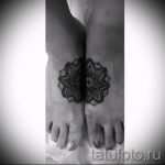 сдвоена татуировка на крака - снимка пример за завършена татуировка от 23.05.2016 г. 3