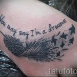 татуировка на крака на птица - снимков пример за завършена татуировка от 23.05.2016 г. 3