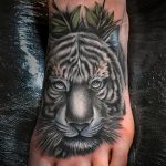 татуировка на крака на тигър - снимков пример за завършена татуировка от 23.05.2016 г. 3