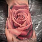 татуировка с цветя на крака - снимка пример за завършена татуировка от 23.05.2016 г. 11