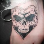 татуировка на краката на череп - снимков пример за завършена татуировка от 23.05.2016 г. 4