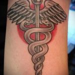 Caduceus tetoválás fotó - sok szerencsét amulett tetoválás 1159 tatufoto.ru