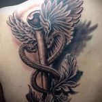 Caduceus tetoválás fotó - tetoválásminták a szerencse gazdagságához és a szerelemhez 3166 tatufoto.ru