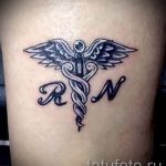 Caduceus tetoválás fotó - tetoválás, hogy pénzt és jó szerencsét vonzzon 2180 tatufoto.ru