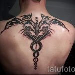 Caduceus tetoválás fotó - tetoválás, hogy pénzt és jó szerencsét vonzzon 3181 tatufoto.ru