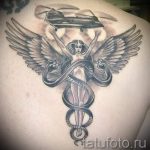 Caduceus tetoválás fotó - tetoválás, ami jó szerencsét jelent 1189 tatufoto.ru