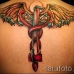 Caduceus tetoválás fotó - tetoválás, ami jó szerencsét 3191 tatufoto.ru