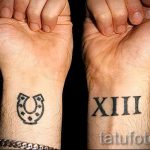 Patkó tetoválás fotó - tetoválás a szerencse vagyonához 7220 tatufoto.ru