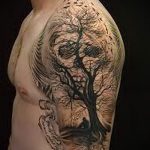 Tetoválás Koponya fotó - a szerencse jele tetoválás 4332 tatufoto.ru