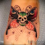 Tattoo Skull photo - tetoválások, amelyek szerencsét és gazdagságot hoznak 4342 tatufoto.ru