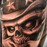 Tetoválás Koponya fotó - tetoválás a szerencse és a gazdagság számára a férfiak számára 3346 tatufoto.ru