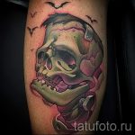 Tetoválás Koponya fotó - tetoválás a jó szerencse és a gazdagság érdekében a férfiak számára 4347 tatufoto.ru