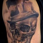 Tattoo Skull photo - tetoválás, amely pénzt és jó szerencsét vonz 1370 tatufoto.ru