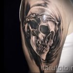 Tetoválás Koponya fotó - tetoválás szimbóluma a szerencse és a gazdagság 4378 tatufoto.ru