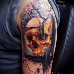 Tetoválás Koponya fotó - tetoválás szerencse boldogság gazdagság 3382 tatufoto.ru