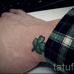 Tetoválás Négylevelű lóhere fotó - a szerencse jele a tetoválás lányoknak 7391 tatufoto.ru